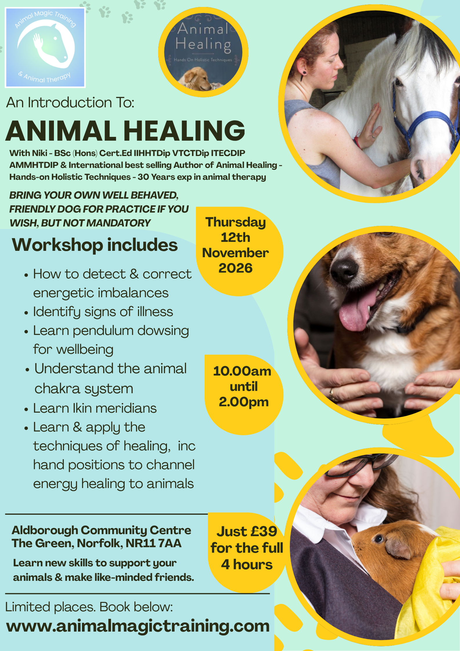 Animal Healing Workshop Animal Healing Workshop